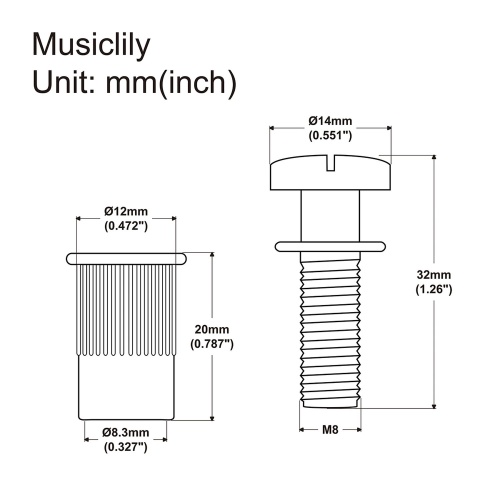 Musiclily MX2212BK фото 3