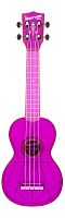 WATERMAN by KALA KA-SWF-PL Waterman Fluorescent Grape Soprano Ukulele